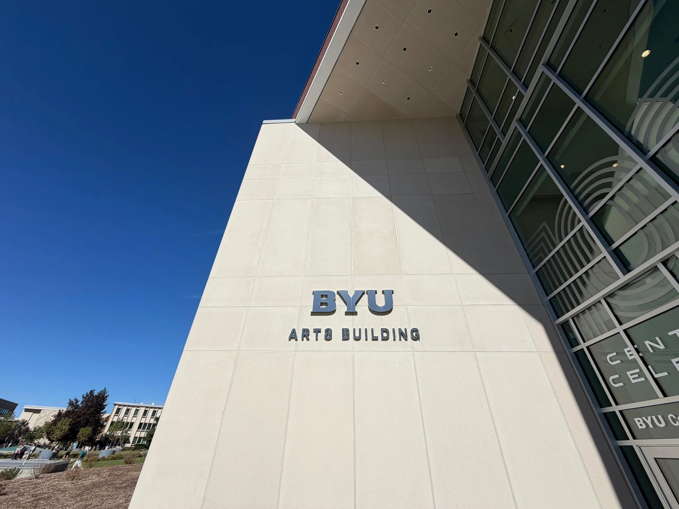 Exterior of the New BYU Arts Building in Provo, Utah
