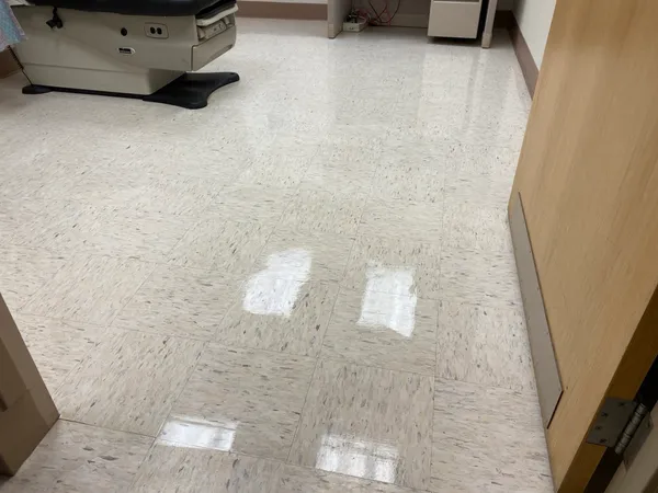 Medical office floor cleaning